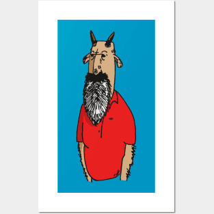 Dad GOAT Posters and Art